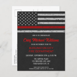 Pensionering van thin-line-brandweerpersoneel