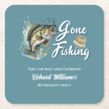 Pensionering verdwenen Vist grote vis gepensioneer