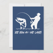 Pensionering Vist de Rodfather Big Fish Kaart (Achterkant)