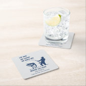 Pensionering Vist de Rodfather Big Fish Kartonnen Onderzetters (Insitu)