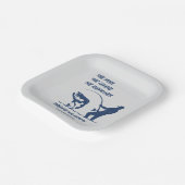 Pensionering Vist de Rodfather Big Fish Papieren Bordje (Gebogen)