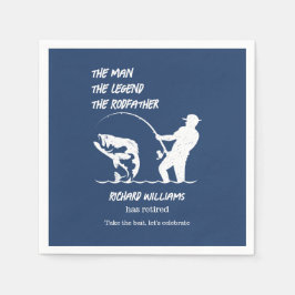 Pensionering Vist de Rodfather Big Fish Servet