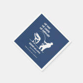 Pensionering Vist de Rodfather Big Fish Servet (Hoek)