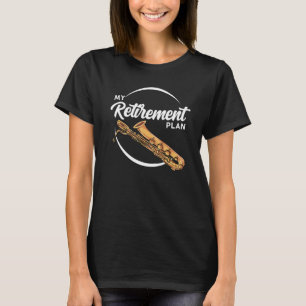 Pensionering voor Baritone Saxophone Player T-shirt