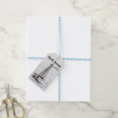 Pensionering zeilen Sail Away Zeilboot formeel Cadeaulabel (Met Touw)