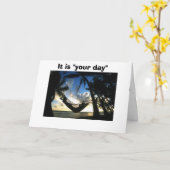 **PENSIONERING** ZIET ER GOED UIT VOOR MIJ *GEFELI KAART (Gele Bloem)