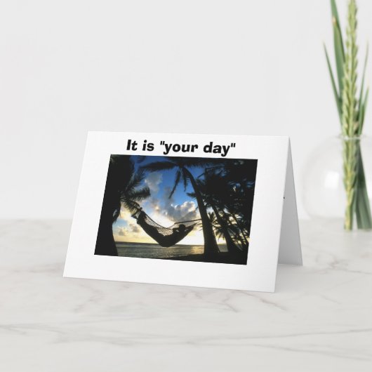 **PENSIONERING** ZIET ER GOED UIT VOOR MIJ *GEFELI KAART (Voorkant)