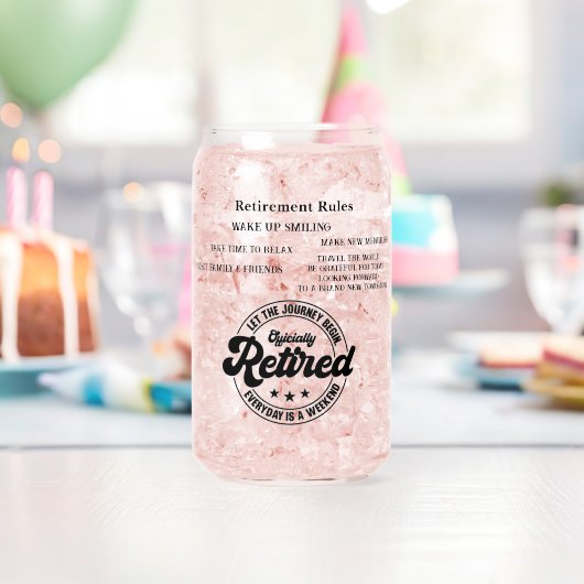 pensioneringsblik glas (Insitu (Verjaardag))