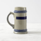 Pensioneringscadeau van politie, speciaal voor de  bierpul (Links)