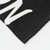 Pensioneringscadeau van politie, speciaal voor de fleece deken (Hoek)