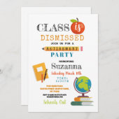 Pensioneringsfeest Klas Leraar Kaart (Voorkant / Achterkant)