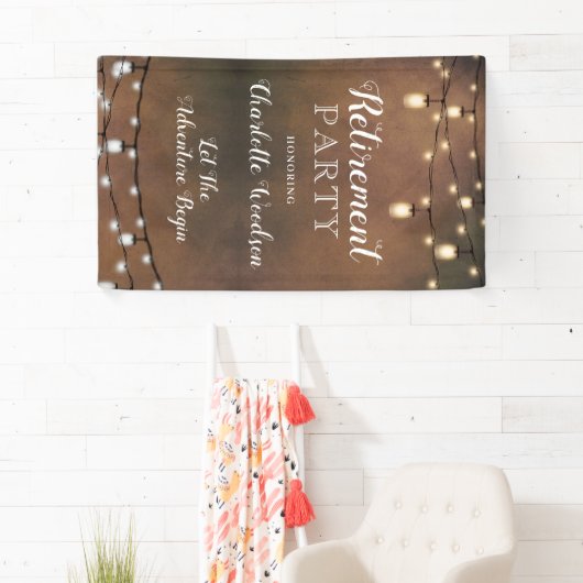 Pensioneringspartij bij ondernemingen spandoek (Insitu)