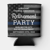 Pensioneringspartij politie bevoordeelt kaas en bi blikjeskoeler (Voorkant)