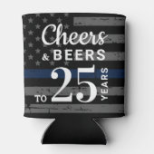 Pensioneringspartij politie bevoordeelt kaas en bi blikjeskoeler (Achterkant)