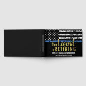 Pensioneringspartij politie Thin Blue Line Gastenboek (Volledig)