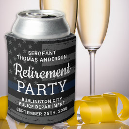 Pensioneringspartij van de politie bevoordeelt de  blikjeskoeler