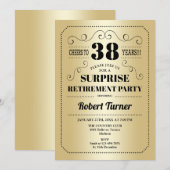 Pensioneringspartij voor ondernemingen - Gold Blac Kaart (Voorkant / Achterkant)