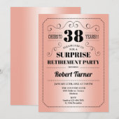 Pensioneringspartij voor ondernemingen - Roos Gold Kaart (Voorkant / Achterkant)