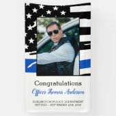 Pensioneringspartij voor politiefunctionarissen Th Spandoek (Verticaal)