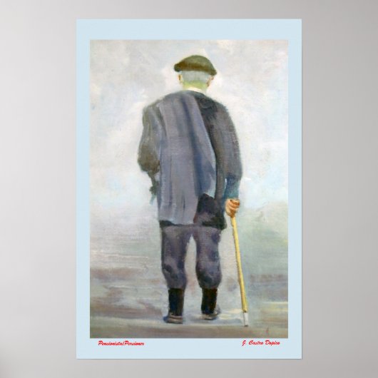 Pensionista/Persioner Poster (Voorkant)