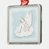 Pensive Angel Ornament (Links)