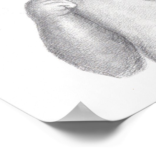 Pensive Baby Poster (Hoek)