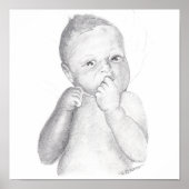 Pensive Baby Poster (Voorkant)