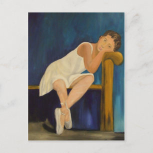 Pensive Ballerina Briefkaart