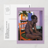 Pensive by Francis Cadell Fine Art Gay Briefkaart (Voorkant / Achterkant)