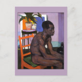 Pensive by Francis Cadell Fine Art Gay Briefkaart (Voorkant)