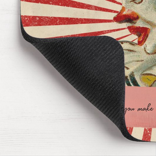  Pensive Clown met Gold Conical Pet Muismat (Hoek)