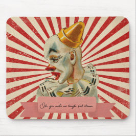  Pensive Clown met Gold Conical Pet Muismat
