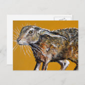 Pensive Hair Briefkaart (Voorkant / Achterkant)