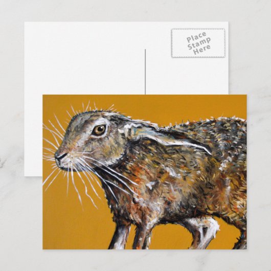 Pensive Hair Briefkaart (Voorkant / Achterkant)