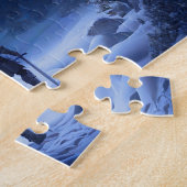 Pensive Knight of the Winter Wonderland Legpuzzel (Zijkant)