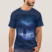 Pensive Knight of the Winter Wonderland T-shirt (Voorkant)