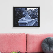 Pensive Lion Canvas Afdruk (Insitu (Woonkamer))
