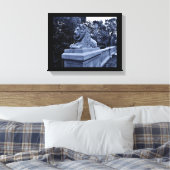Pensive Lion Canvas Afdruk (Insitu (Slaapkamer))
