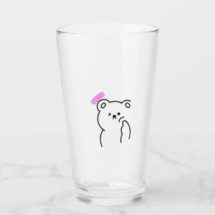 Pensive Panda Mok Glas