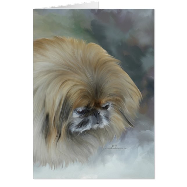 Pensive Pekingese (Voorkant)