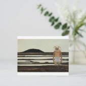 Pensive stroll - briefkaart (Staand voorkant)