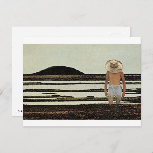 Pensive stroll - briefkaart (Voorkant / Achterkant)