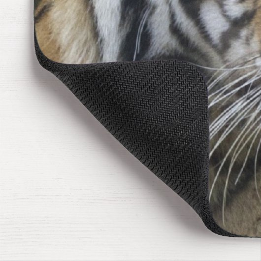 Pensive Tiger Up Close Mousepad Muismat (Hoek)