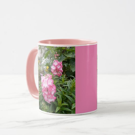 Penstemon Flower Garden bloementuin Verjaardag Nat Mok (Voorkant links)