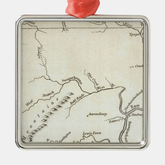 Pensylvania 2 metalen ornament (Voorkant)