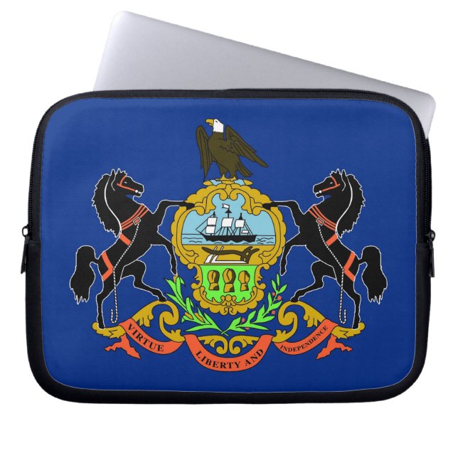 Pensylvania State-laptophoes Laptop Sleeve (Voorkant)