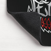 Penta masker in zwarte kleur _1 muismat (Hoek)