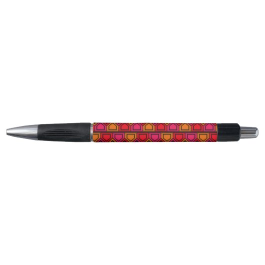 Penta patroon - rood pen (Voorkant)