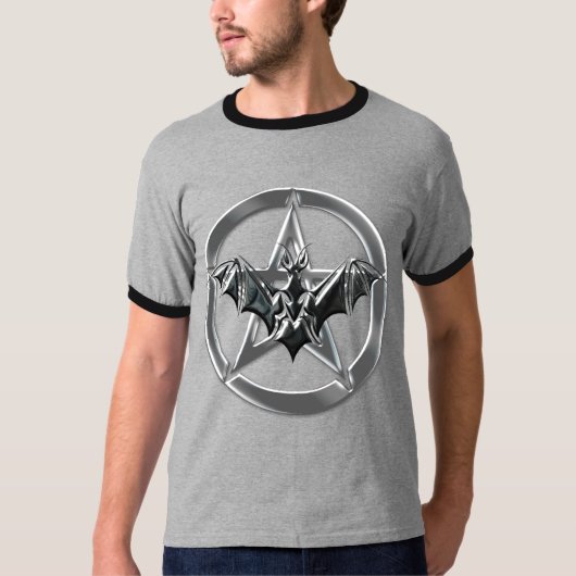 Pentacle Bat T-shirt (Voorkant)