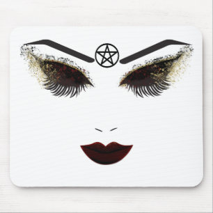Pentacle Beauty Face Lashes & Dark Lips Makeup Muismat
